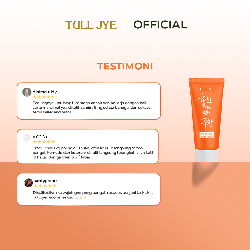 Peel Off Mask Orange (Elasticity)