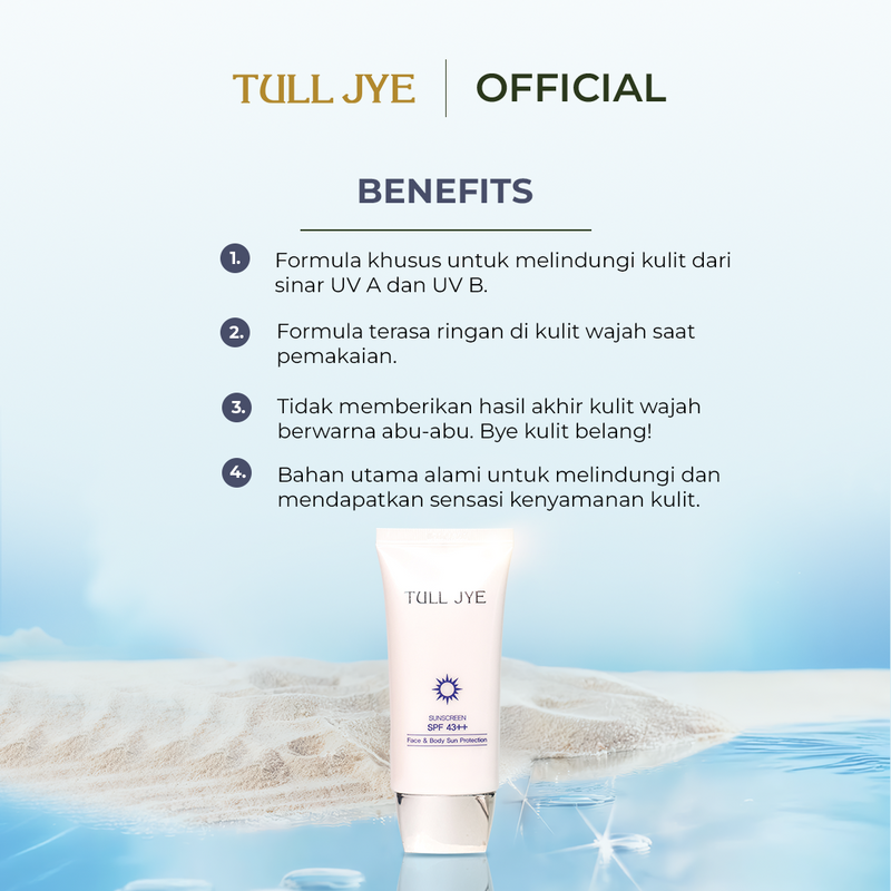Sunscreen SPF 43++ (Face & Body)