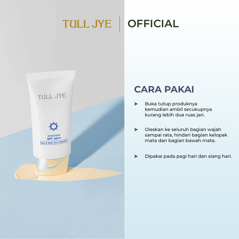 Sunscreen SPF 43++ (Face & Body)