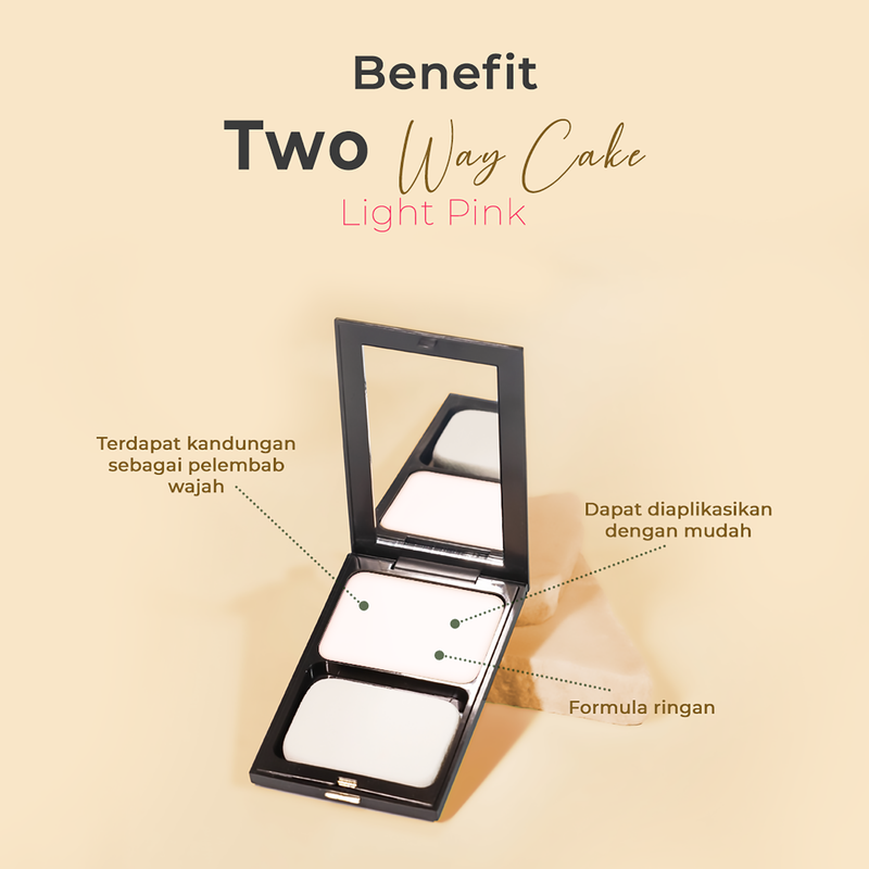 Two Way Cake (Light Pink)