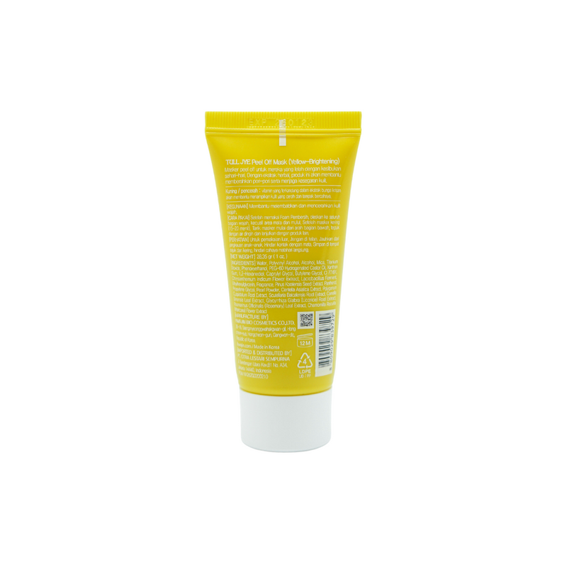 Peel Off Mask Yellow (Brightening)